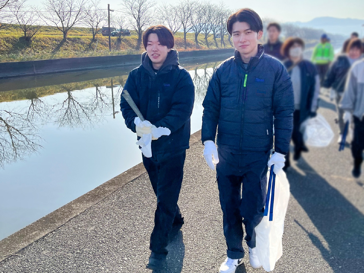 百間川のクリーン作戦